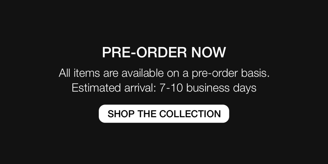 Pre-order notice