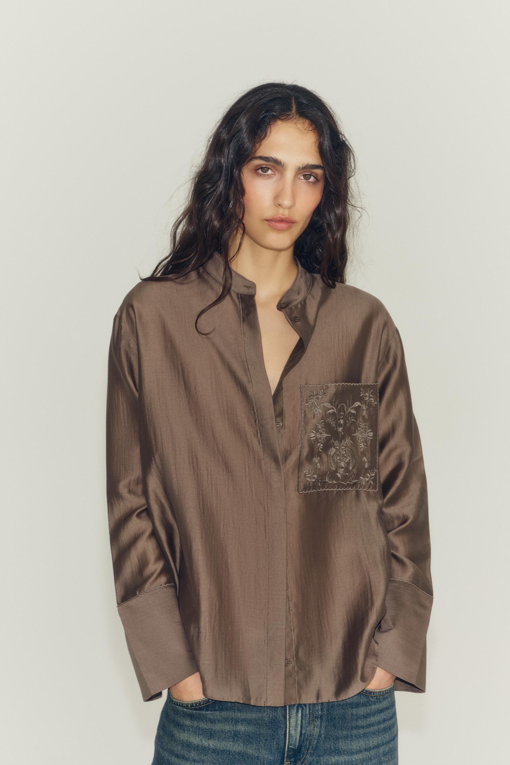 EMBROIDERED POCKET SHIRT