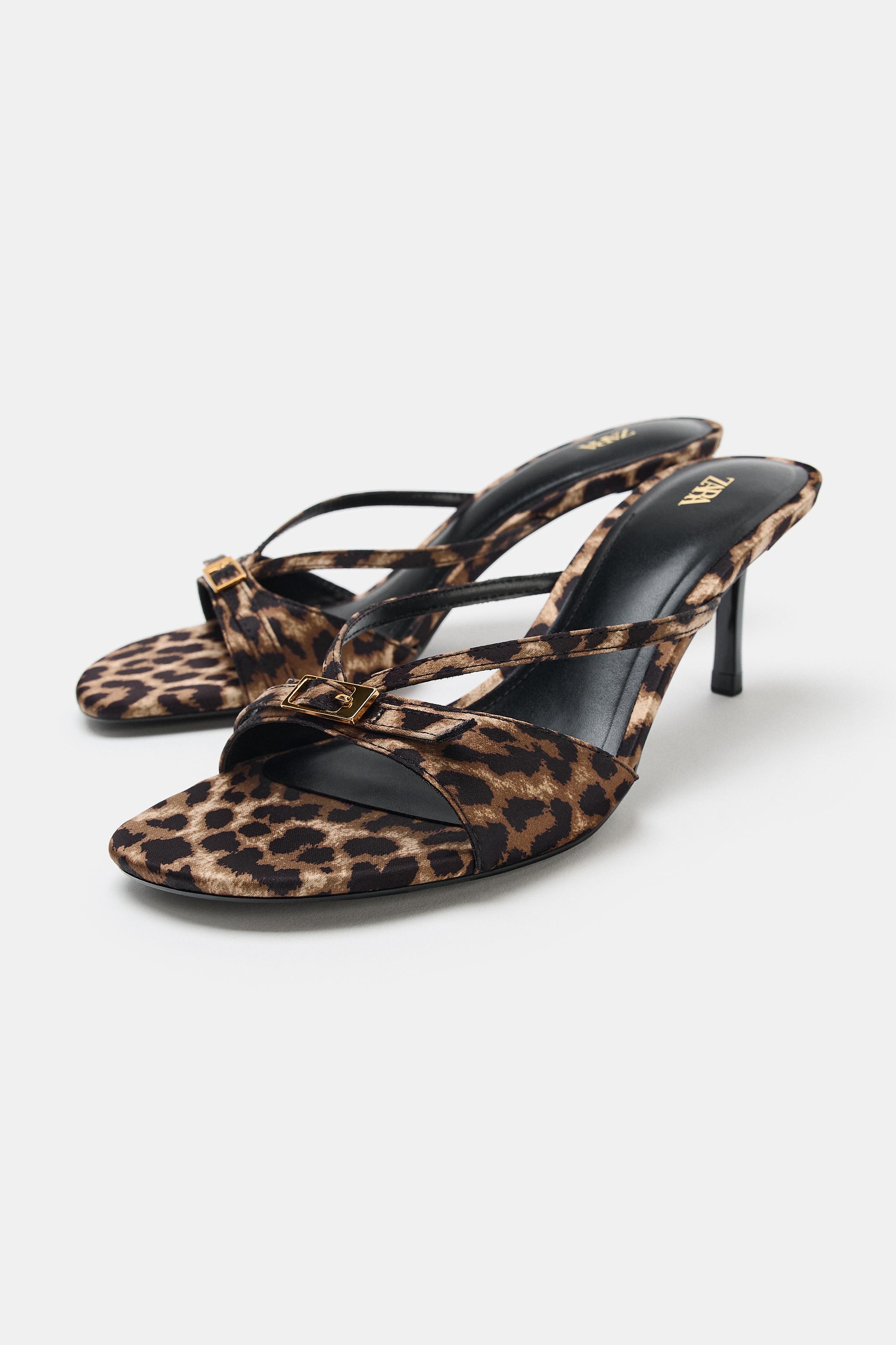 PRINTED LEOPARD HEELS