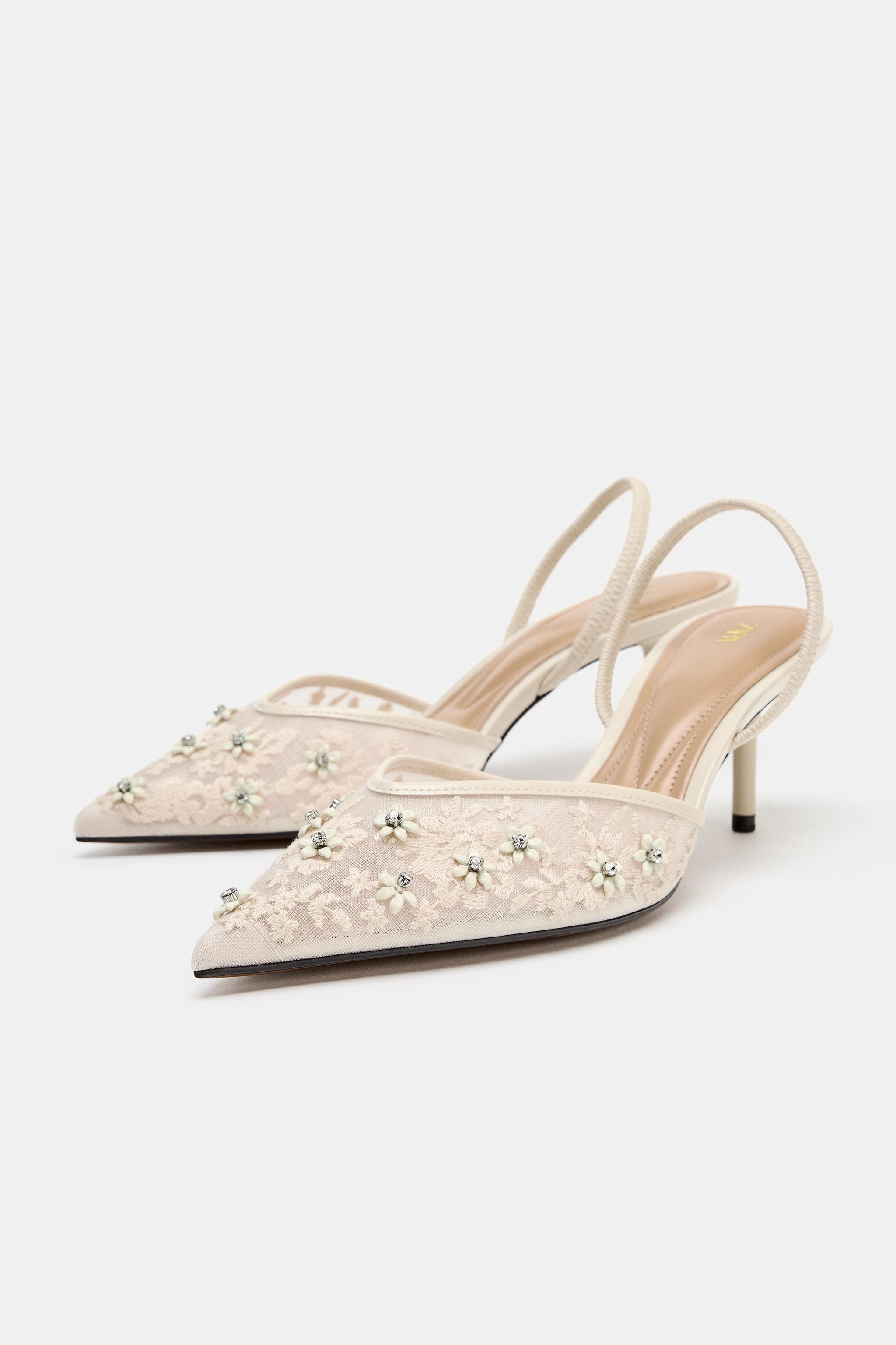 MESH BEADED HEEL