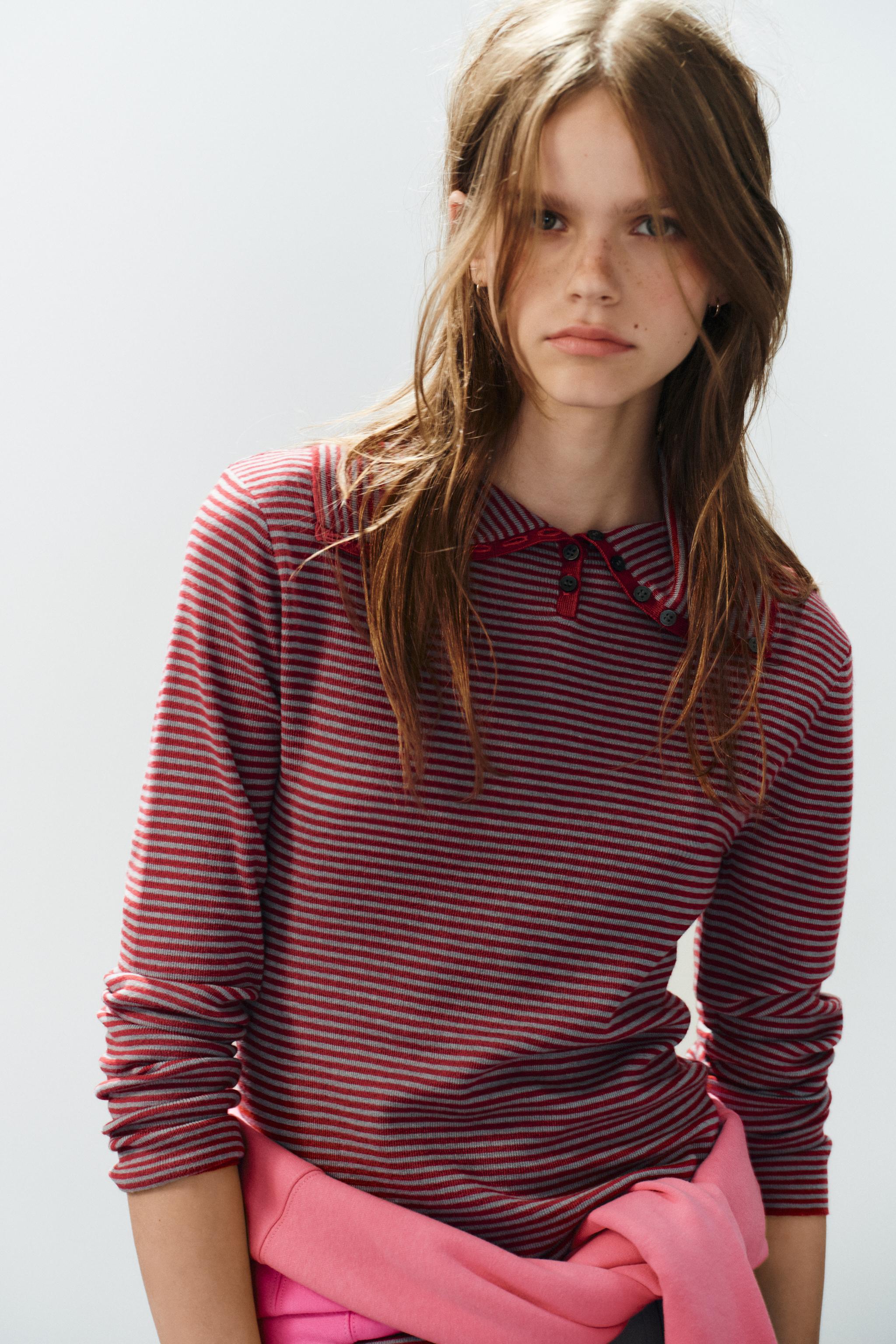STRIPED WOOL BLEND JUMPER