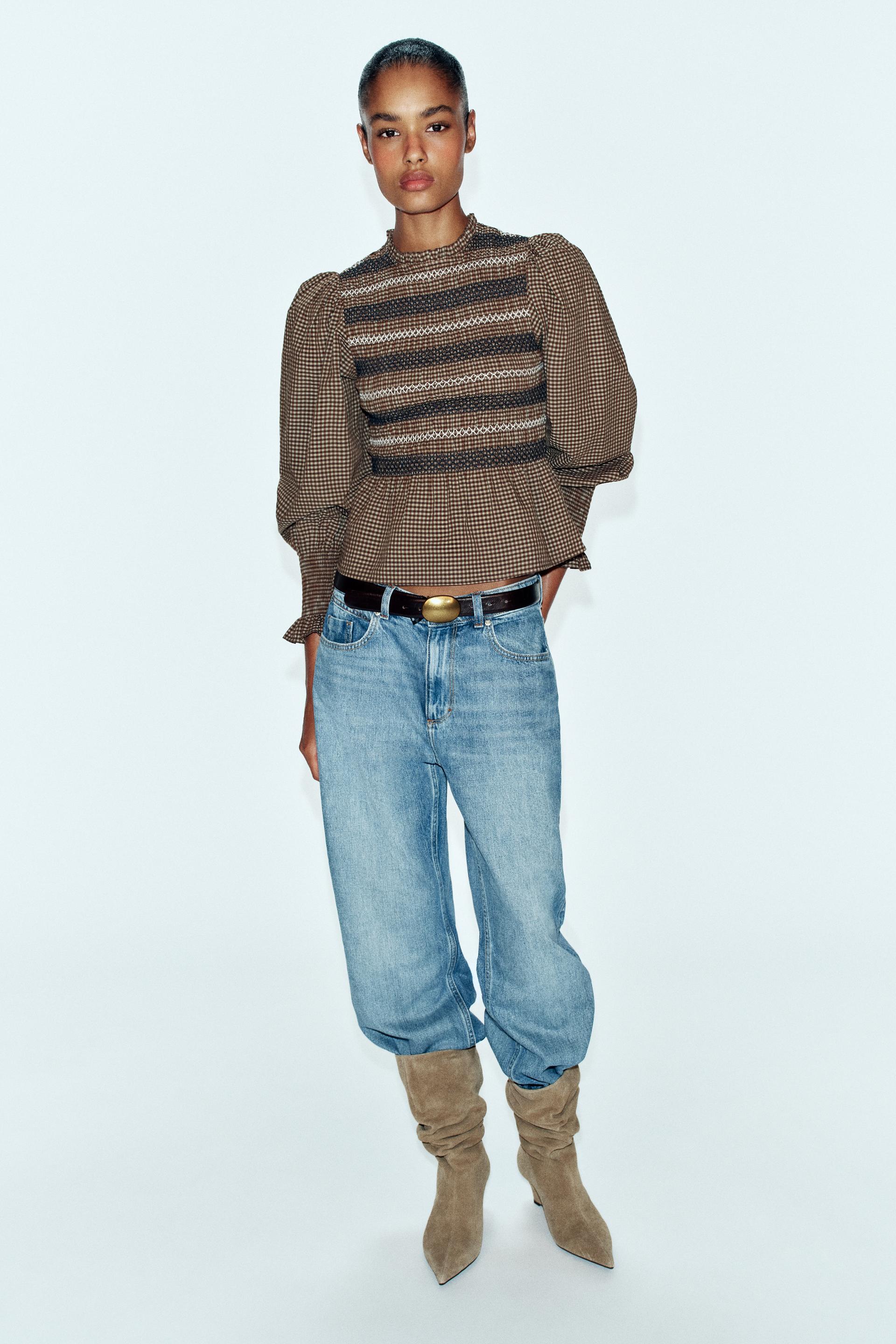 SMOKED EMBROIDERED SHIRT
