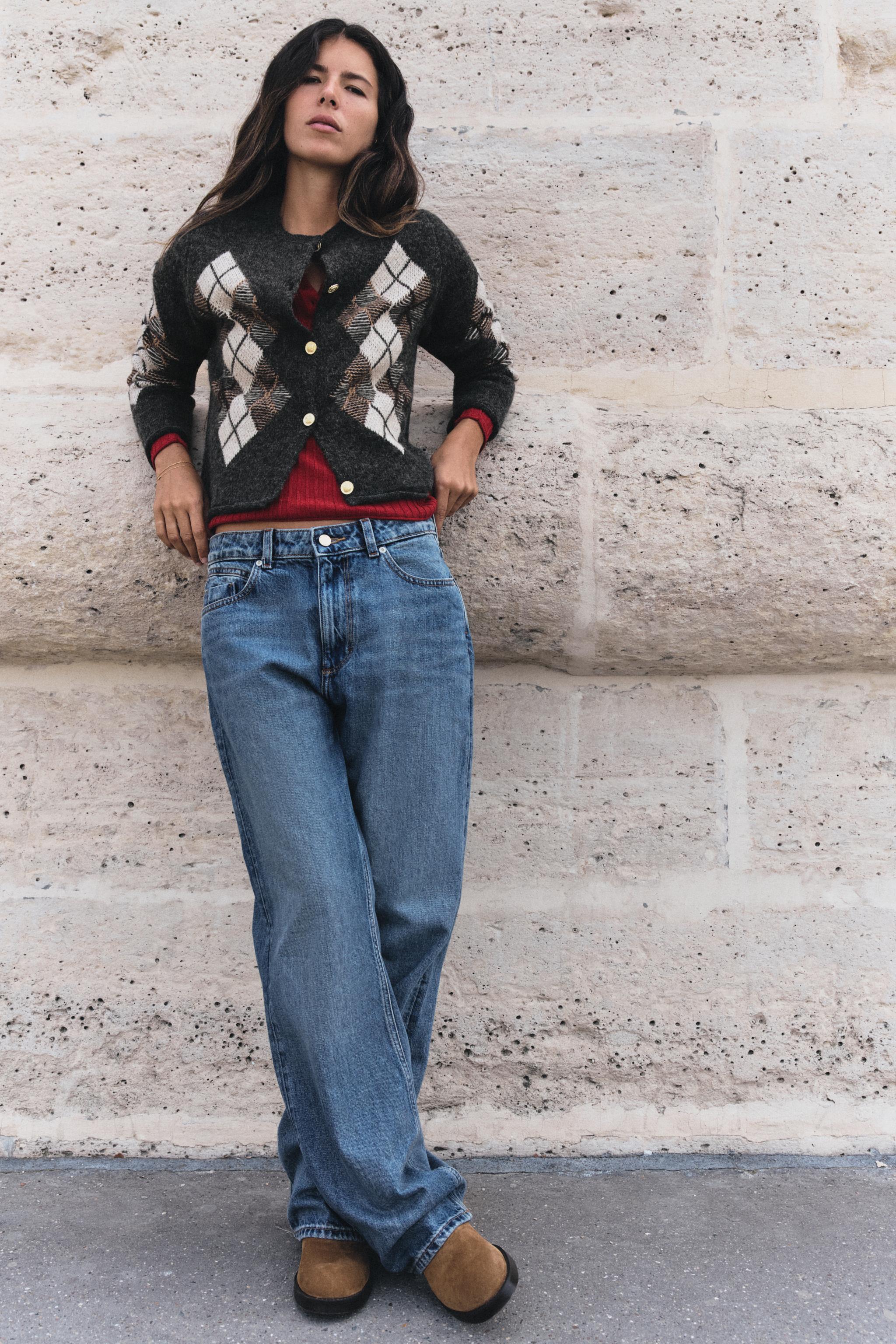 ARGYLE KNIT CARDIGANS