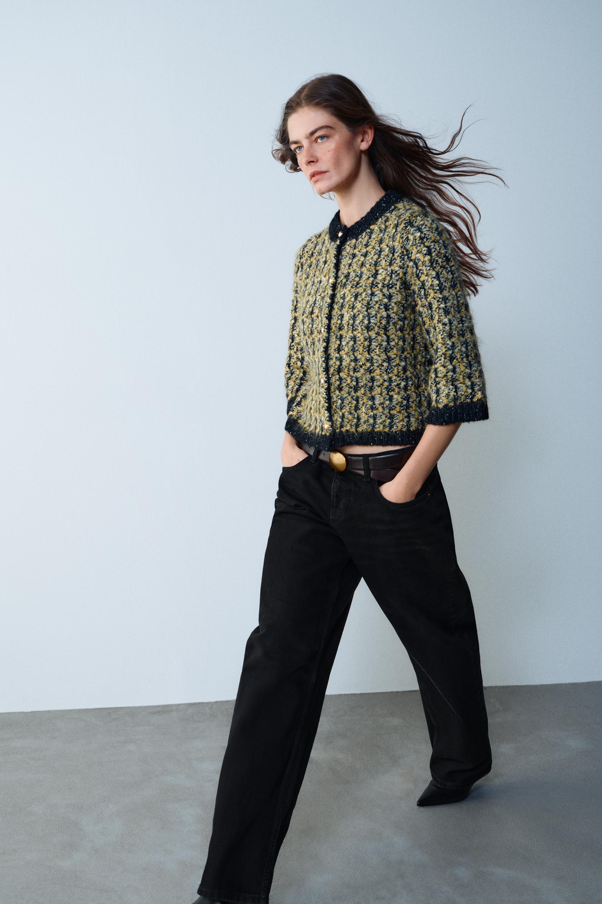 BRUSHED EFFECT CARDIGAN